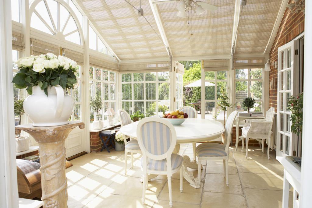 traditional wooden conservatory